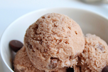 Chocolate yogurt ice cream