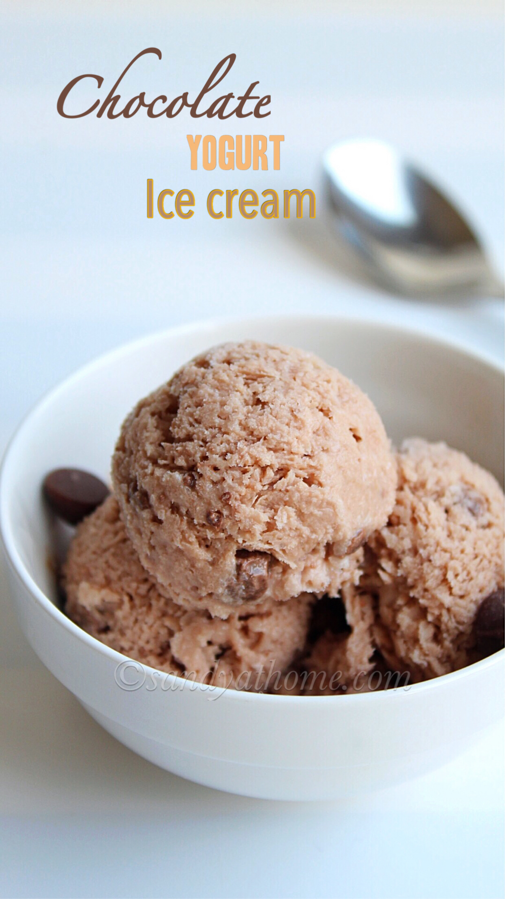 Chocolate yogurt ice cream