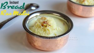 instant bread rasmalai