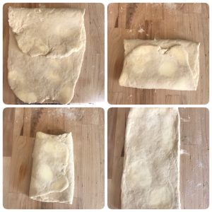 homemade puff pastry sheets