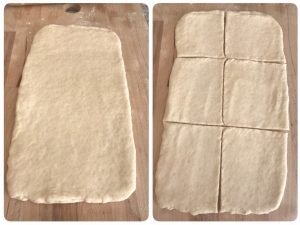 homemade puff pastry sheets