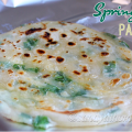 spring onion paratha