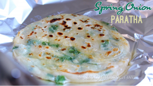 spring onion paratha