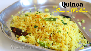 quinoa lemon pulihora