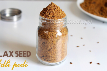 flax seeds idli podi