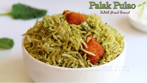 palak pulao