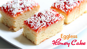 eggless honey cake