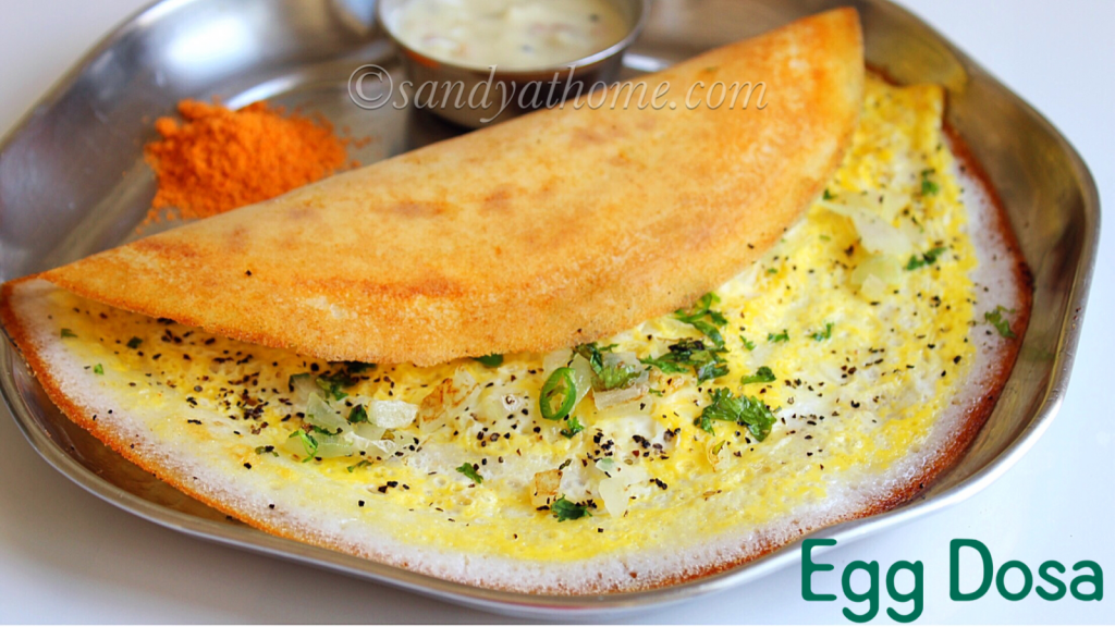 Egg dosa recipe, Mutta dosai, How to make egg dosa Sandhya's recipes