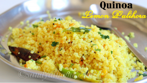 quinoa lemon pulihora