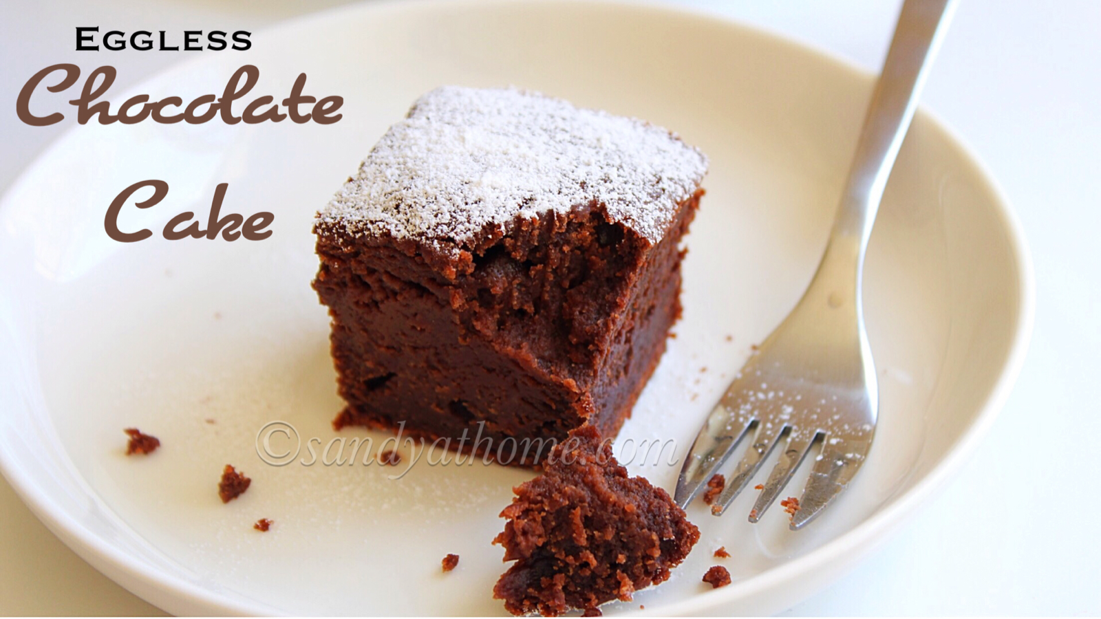 eggless chocolate cake