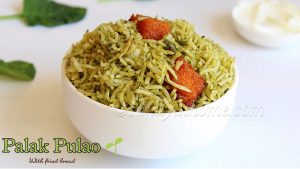 palak rice