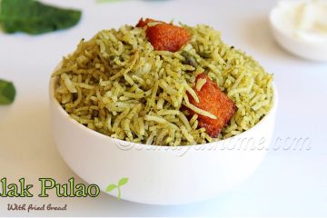 palak rice