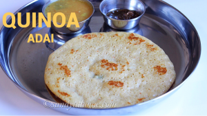 quinoa and lentil adai