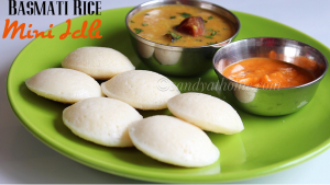 basmati rice mini idli