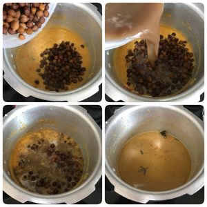 black channa kurma