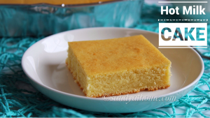 hot milk sponge cake