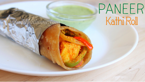 paneer kathi roll