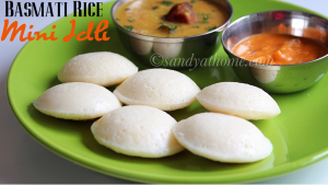 basmati rice mini idli