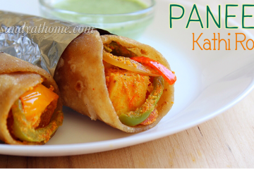 paneer kathi roll