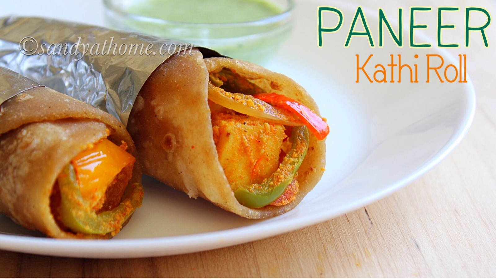 paneer kathi roll