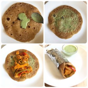 paneer tikka wrap