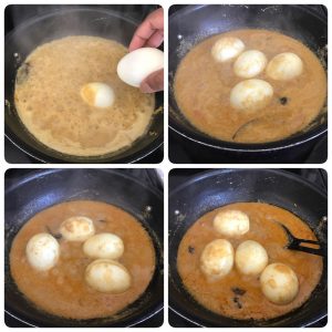 add egg to the mixture for kurma