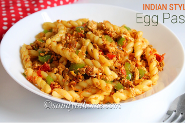 egg pasta recipe, egg pasta, indian style egg pasta, indian style pasta, pasta