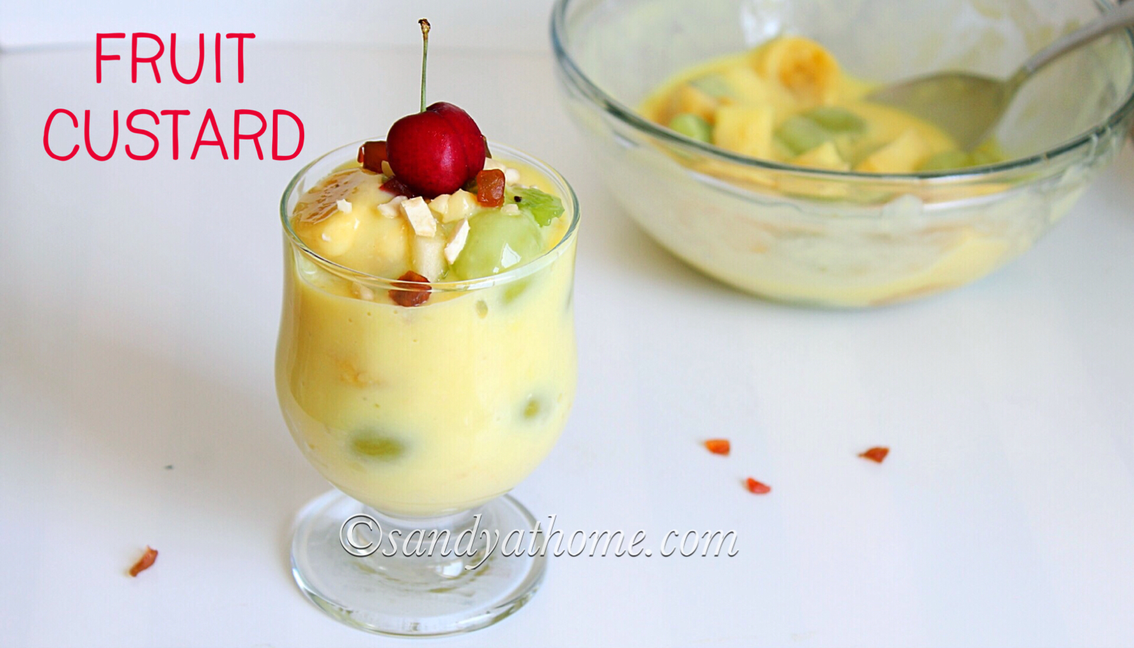 fruit custard recipe