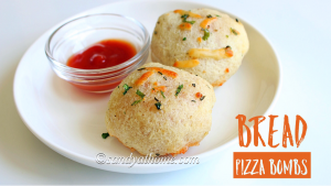 instant bread pizza bombs, pizza bombs