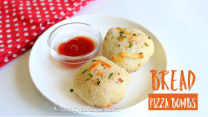 instant bread pizza bombs recipe, pizza bombs