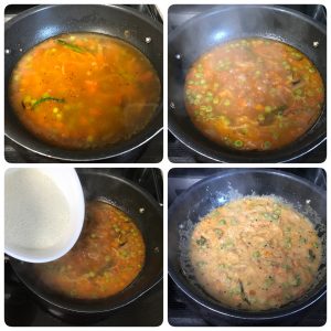 add rava and cook for khara bath