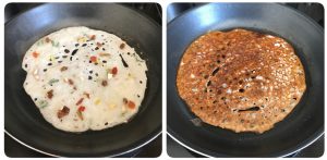 cook dry fruits rava dosa