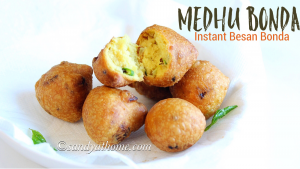 instant bonda, instant medhu bonda