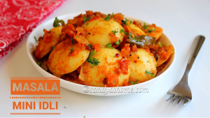 mini masala idli, masala idli