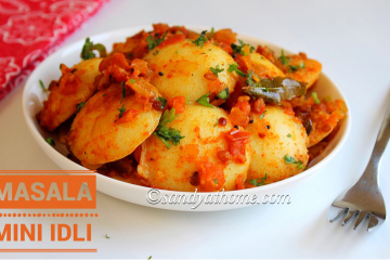 mini masala idli, masala idli