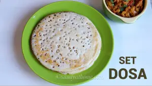 sponge dosa, dosa