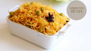 biryani, cabbage biryani