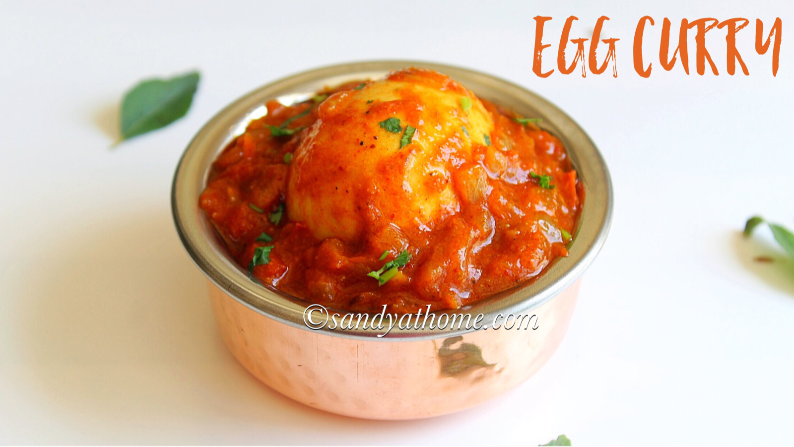 egg curry recipe, egg thokku