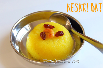 kesari bath, karnataka style kesari bhath