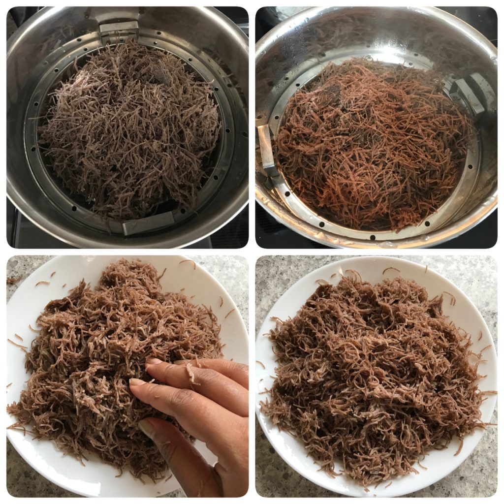 Sweet ragi semiya recipe, Finger millet semiya recipe Sandhya's recipes