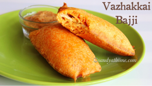 vazhakkai bajji recipe, raw banana bajji