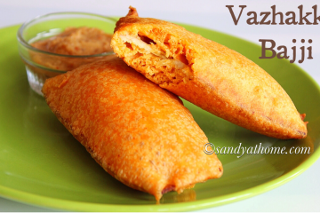 vazhakkai bajji recipe, raw banana bajji