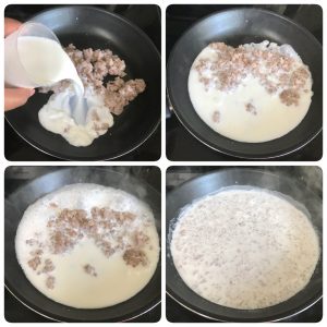 add milk and cook poha