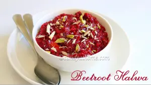 beetroot halwa recipe, beetroot halwa, halwa