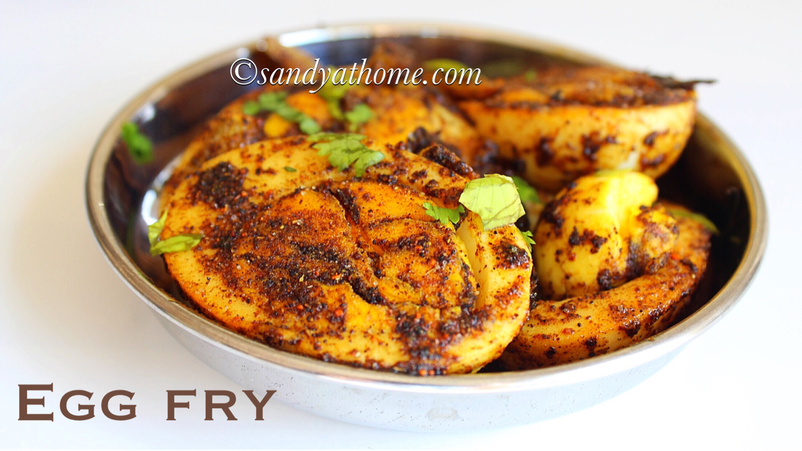 egg fry recipe, spicy egg fry