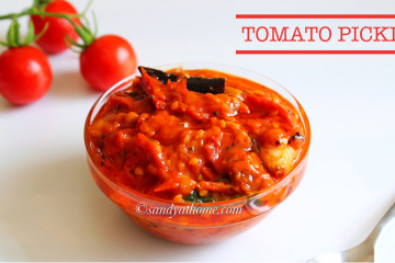 instant tomato pickle recipe, tomato pickle, thakkali urugai
