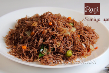 ragi semiya upma recipe, semiya upma