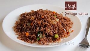 ragi vermicelli upma, vermicelli upma