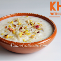 rice kheer, leftover rice kheer