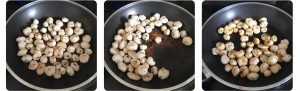 add dry masala to roasted phool makhana